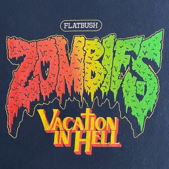 Zombies Vacation In Hell Concert T Shirt - Picture 6 of 10